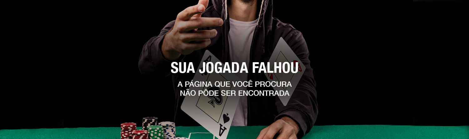 Sua jogada falhou, A página que você procura não pôde ser encontrada