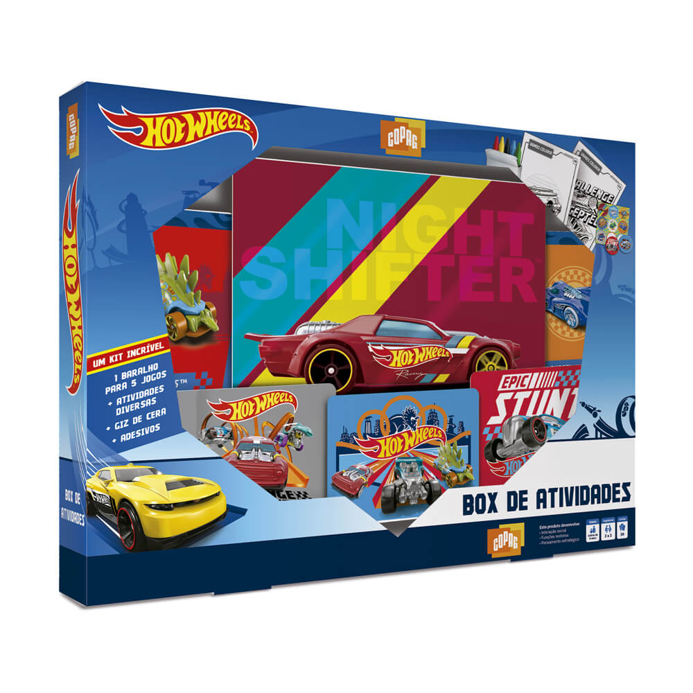 Box de Atividades Hot Wheels - Copag Loja