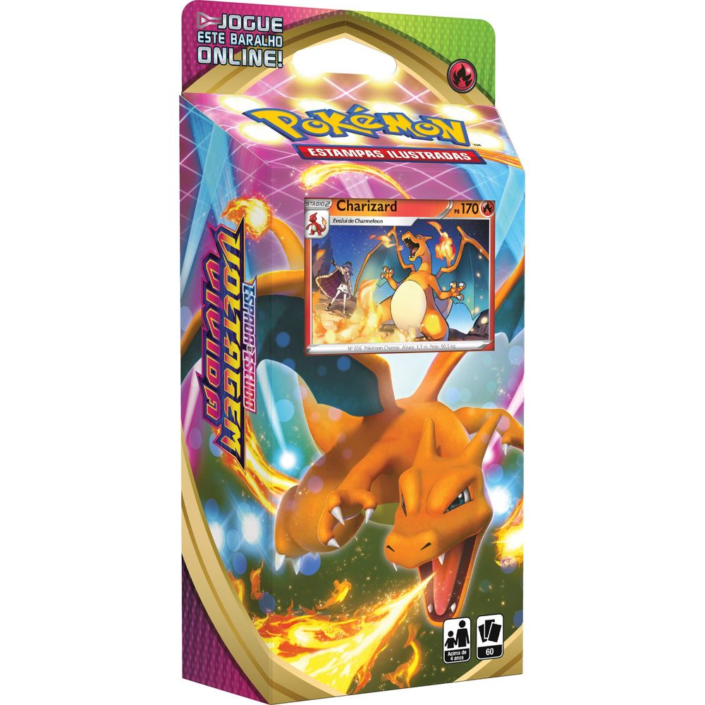 Starter Deck Pokémon Charizard Espada e Escudo 4 Voltagem Vívida