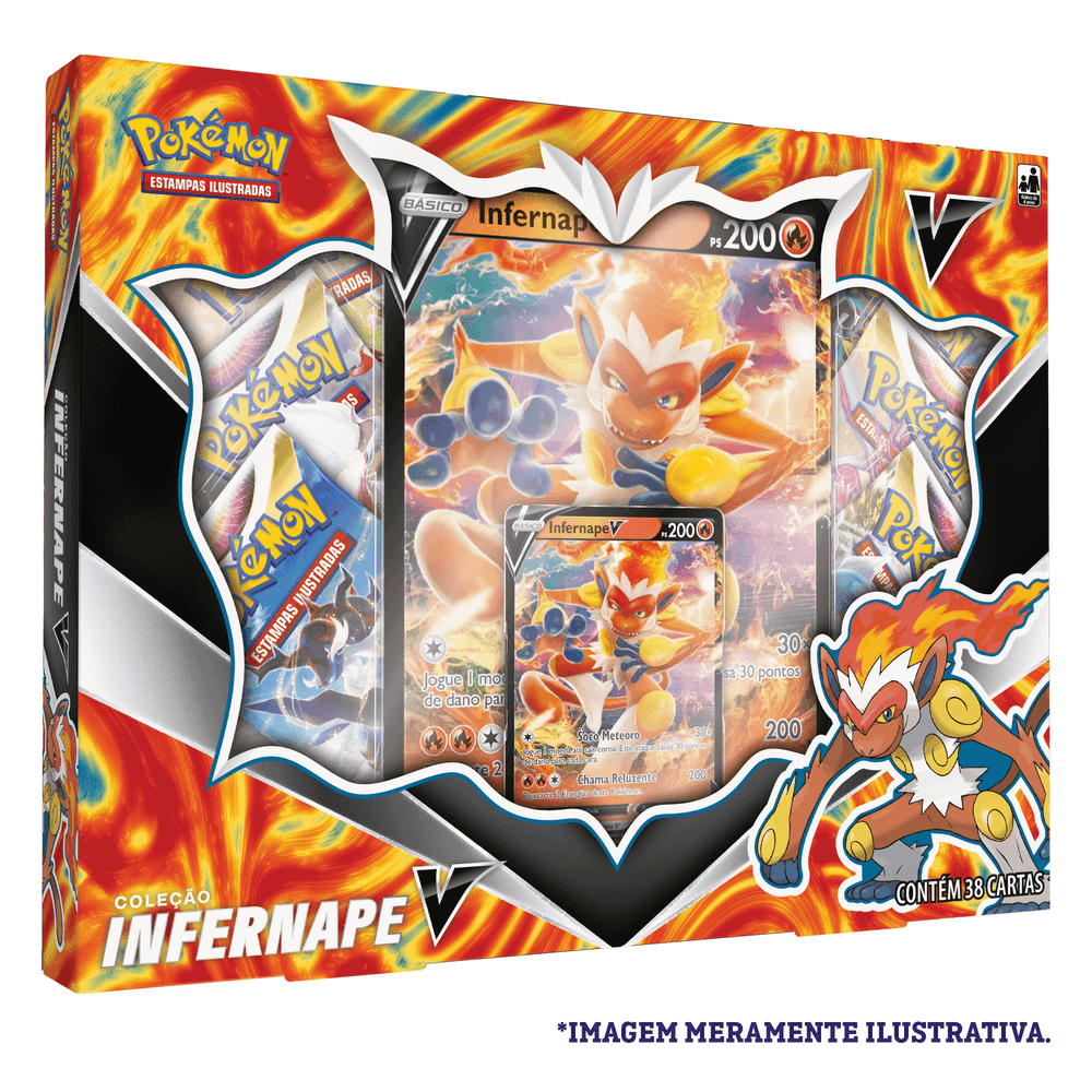 Box Pokémon Infernape V - Copag Loja