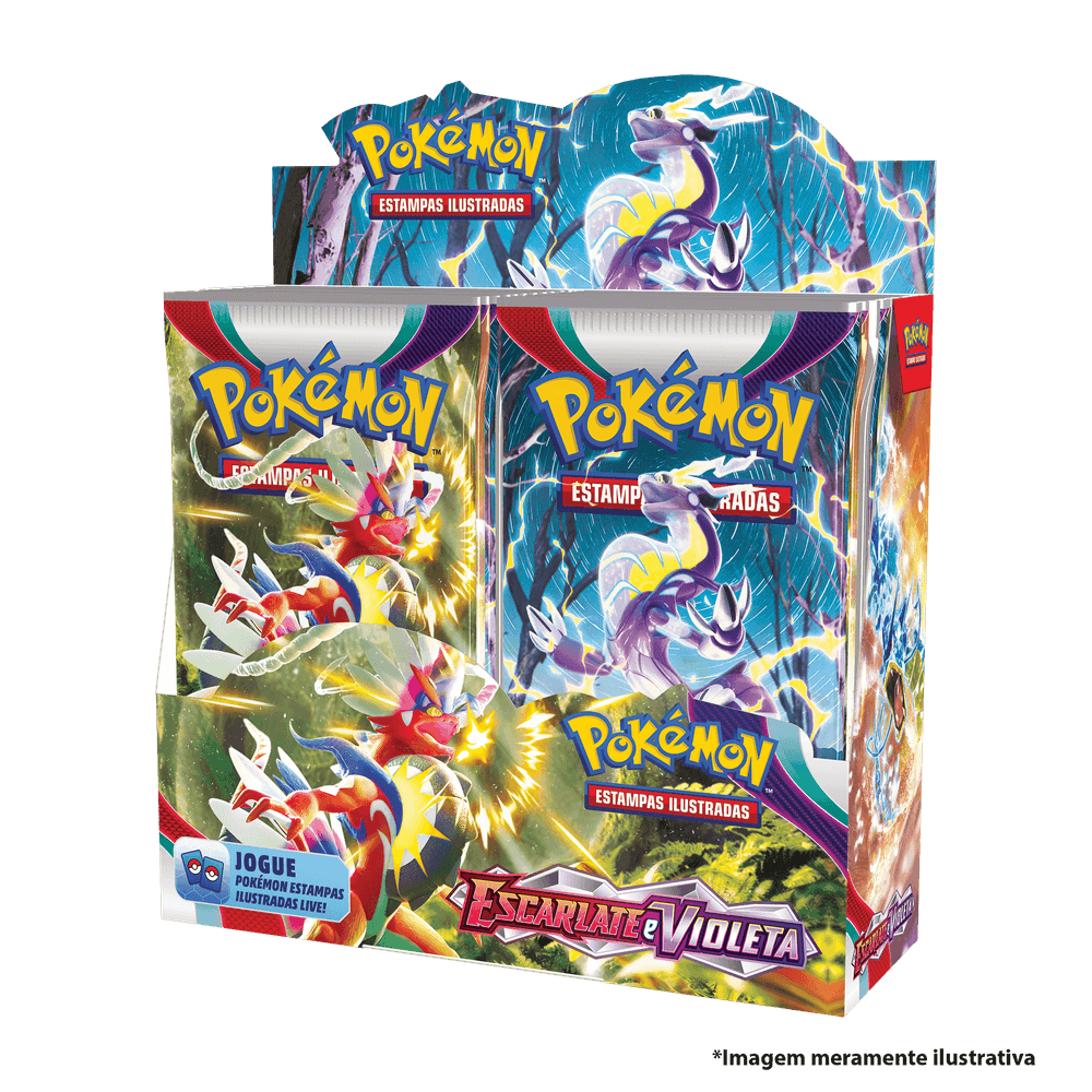 Box Display Pokémon Escarlate E Violeta 1 Copag Loja