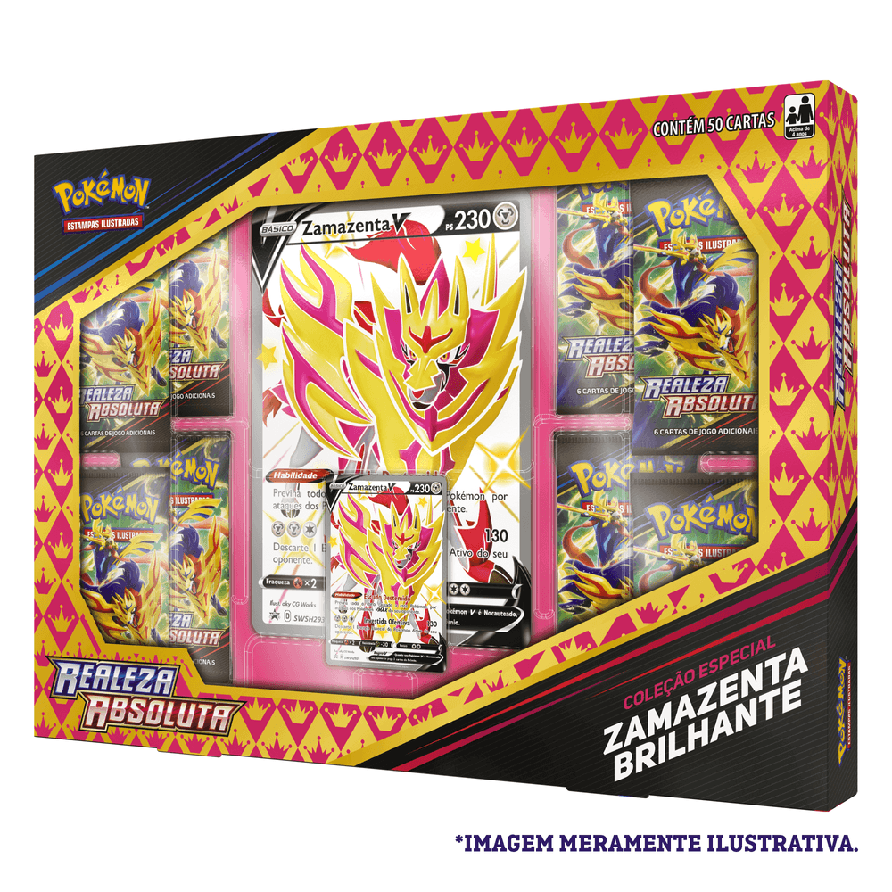 Box Pokémon Zamazenta Brilhante - Copag Loja