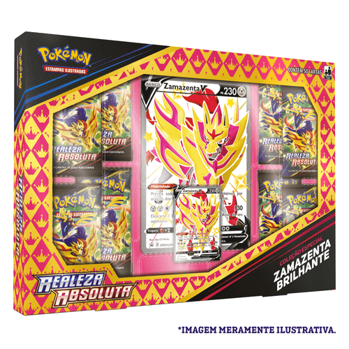 Box Pokémon Zamazenta Brilhante - Copag Loja