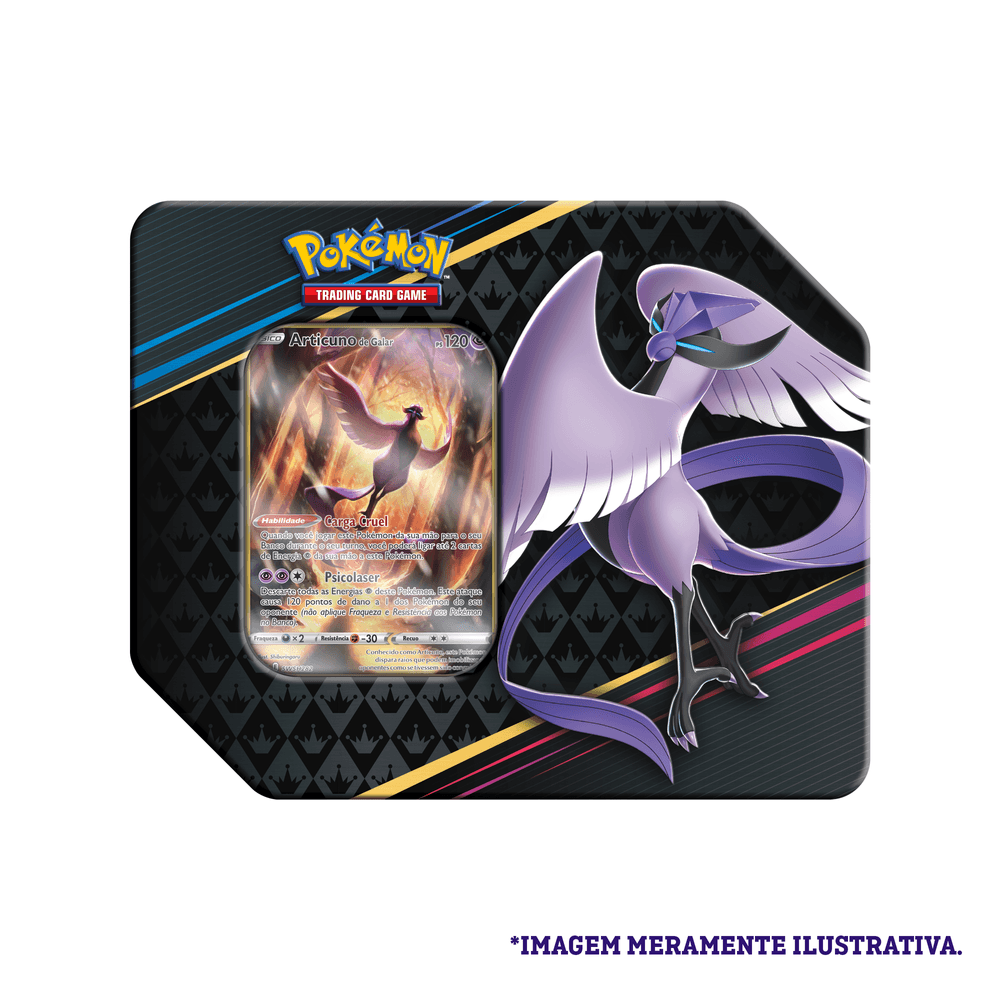 Jogo De Cartas - Box - Pokémon - Realeza Absoluta - Articuno De