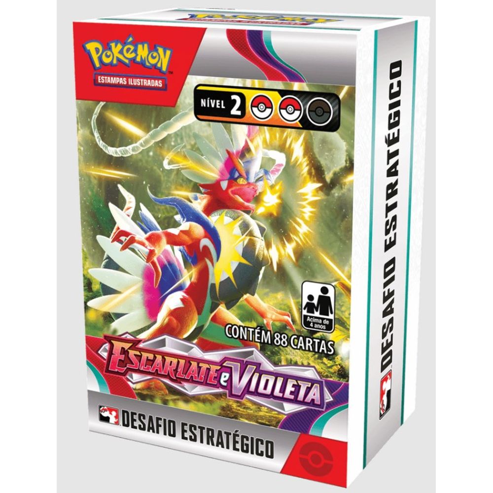 Kit Desafio Estratégico Pokémon Escarlate E Violeta 1 Copag Loja