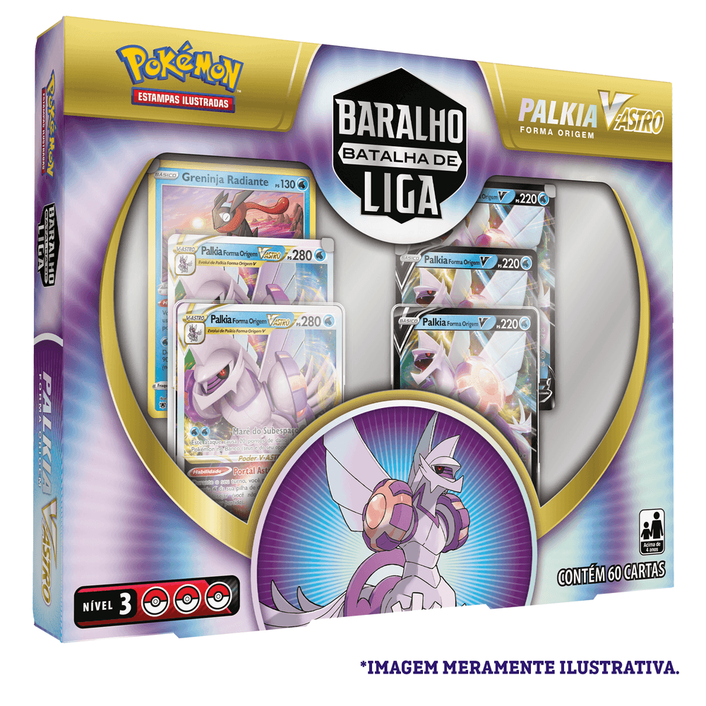 Baralho Batalha De Liga Pokémon Palkia Forma Origem V-Astro - Copag Loja