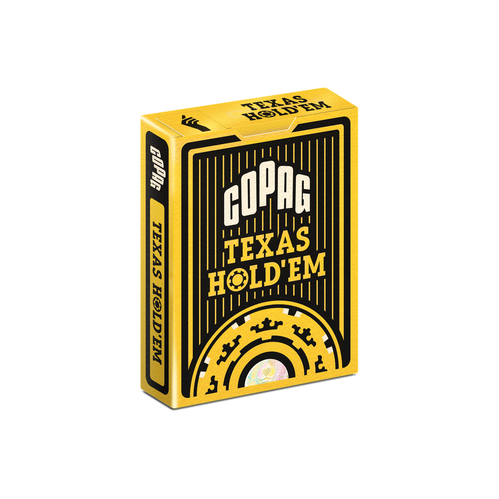 Jogo de Cartas - Baralho Profissional - Texas Hold'em - Preto - Copag