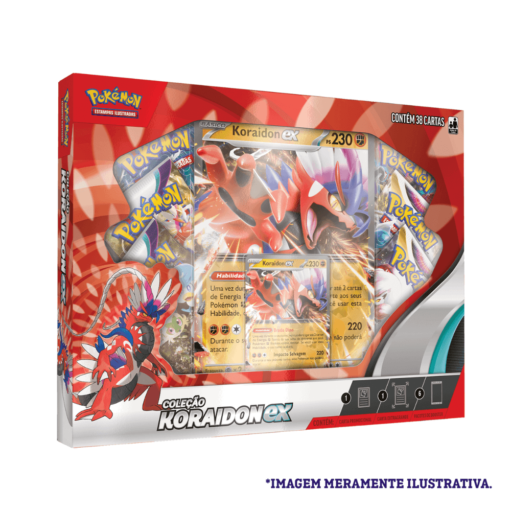 Box Pokémon Lendas De Paldea Koraidon Ex - Copag Loja