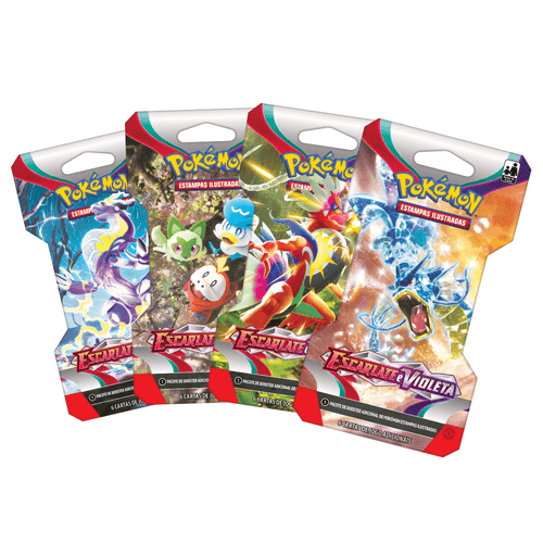 Jogo De Cartas Pokemon Escarlate e Violeta Unitario 6 Cartas