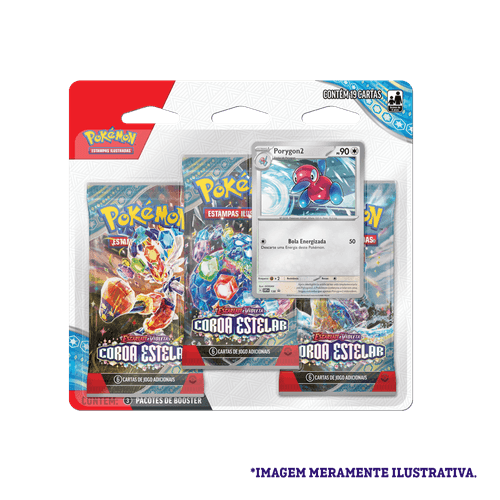 Pokemon-TCG-Scarlet---Violet--Stellar-Crown-Three-Booster-Blister---Porygon2_PTBR