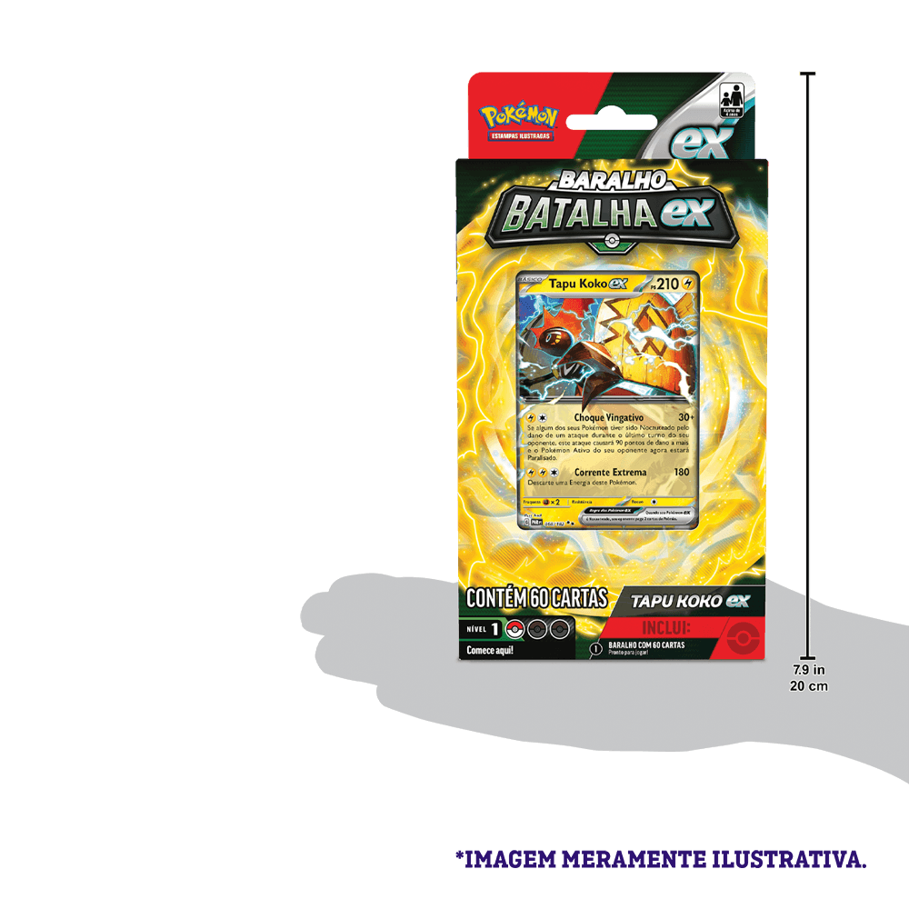 Deck De Batalha Pokémon Ex Tapu Koko - Copag Loja