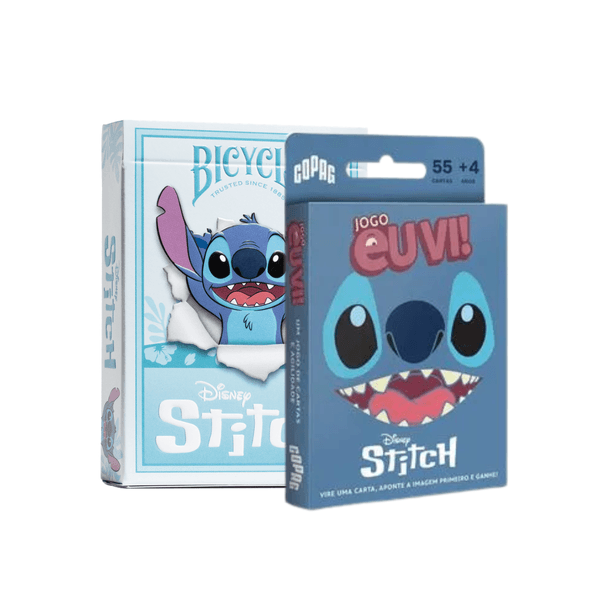 Kit Stitch Baralho + Jogo Eu Vi